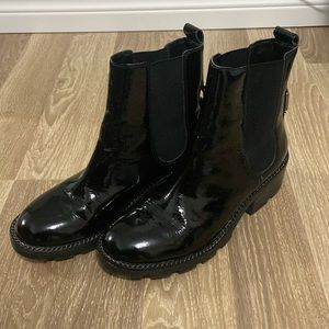 Kendall + Kylie Women’s Porter Patent Leather Chelsea Boots - Size 9.5